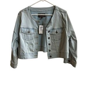 Torrid Light Blue Jean Jacket NWT size 0